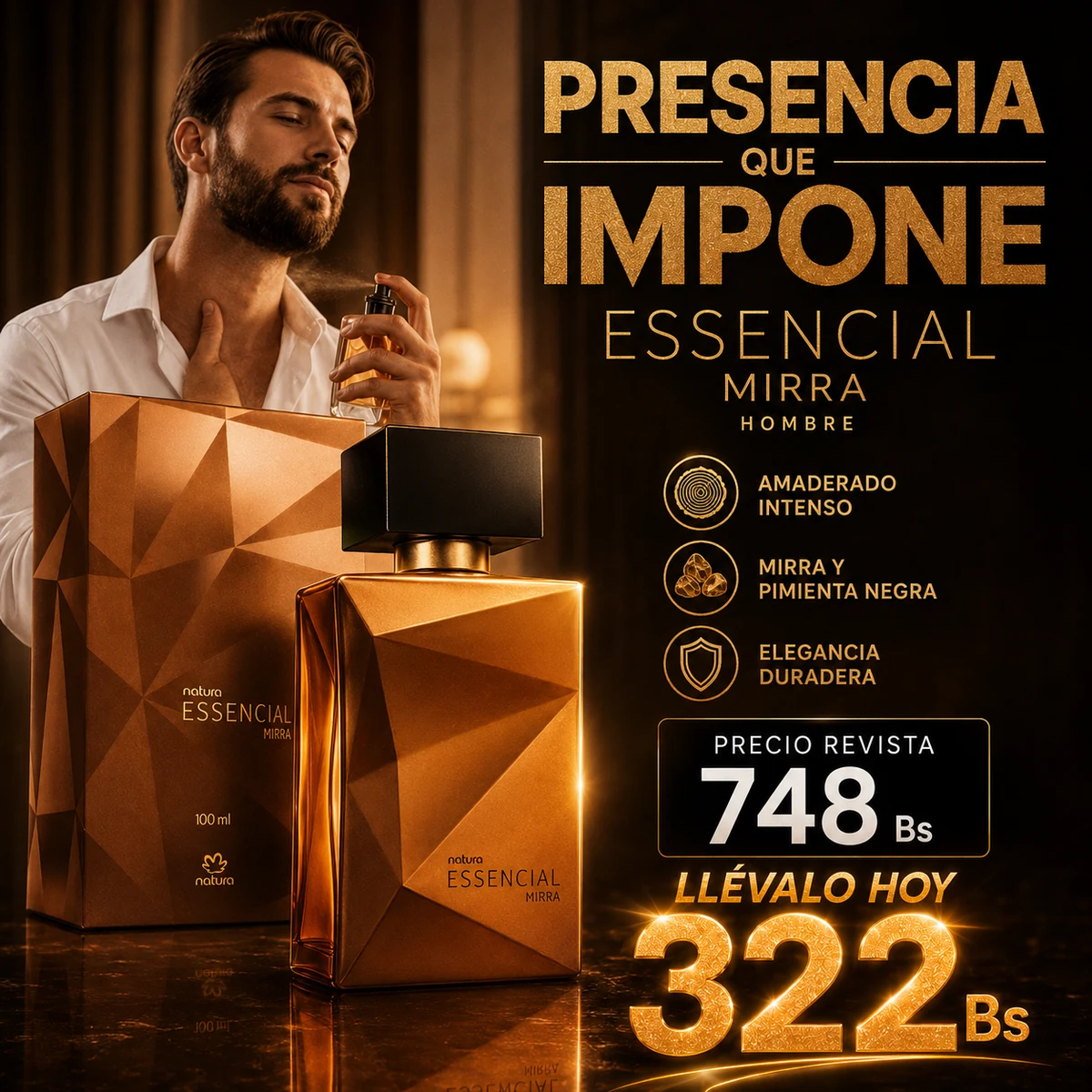 Essencial Mirra Hombre 100 ml