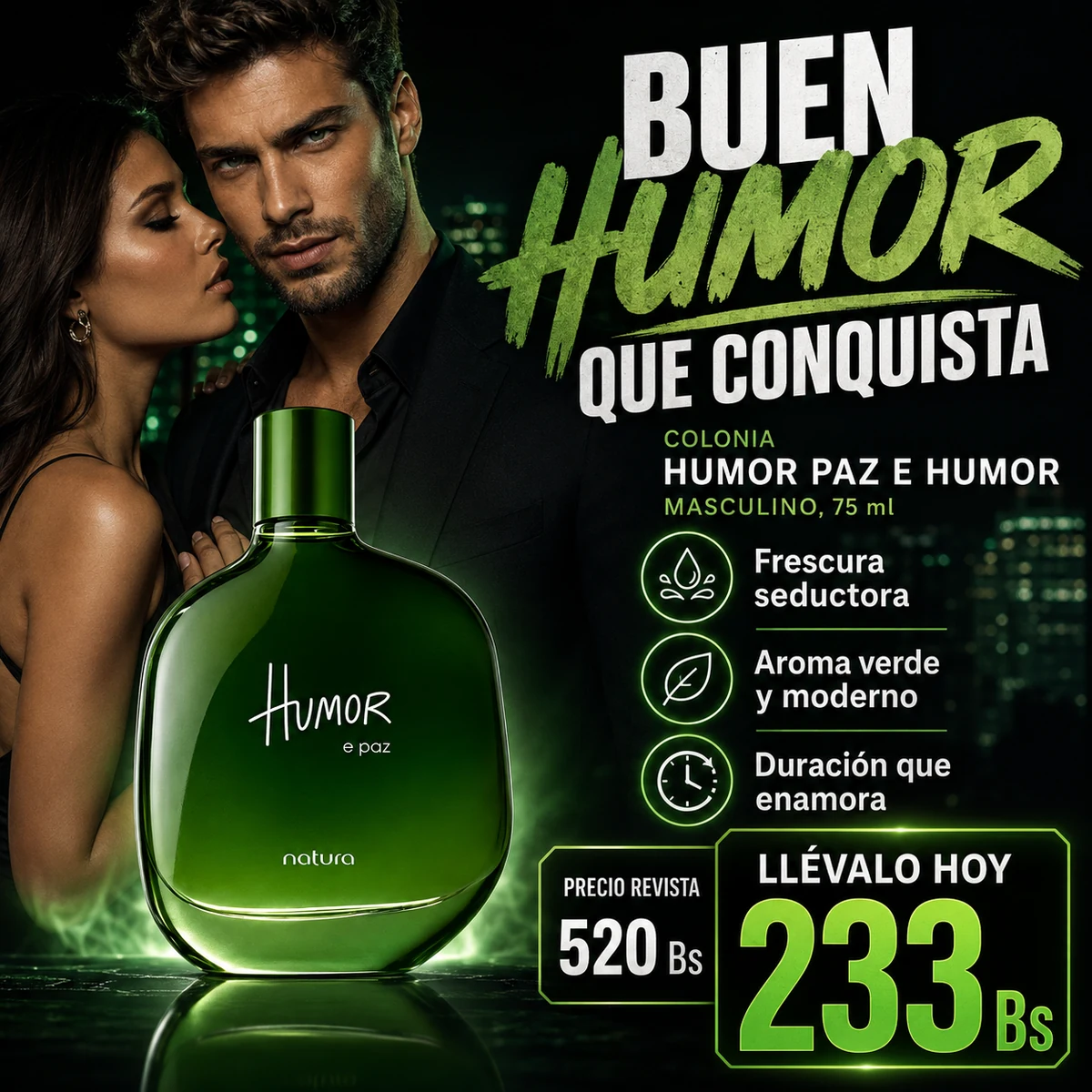 Humor Paz e Humor Masculino 75 ml