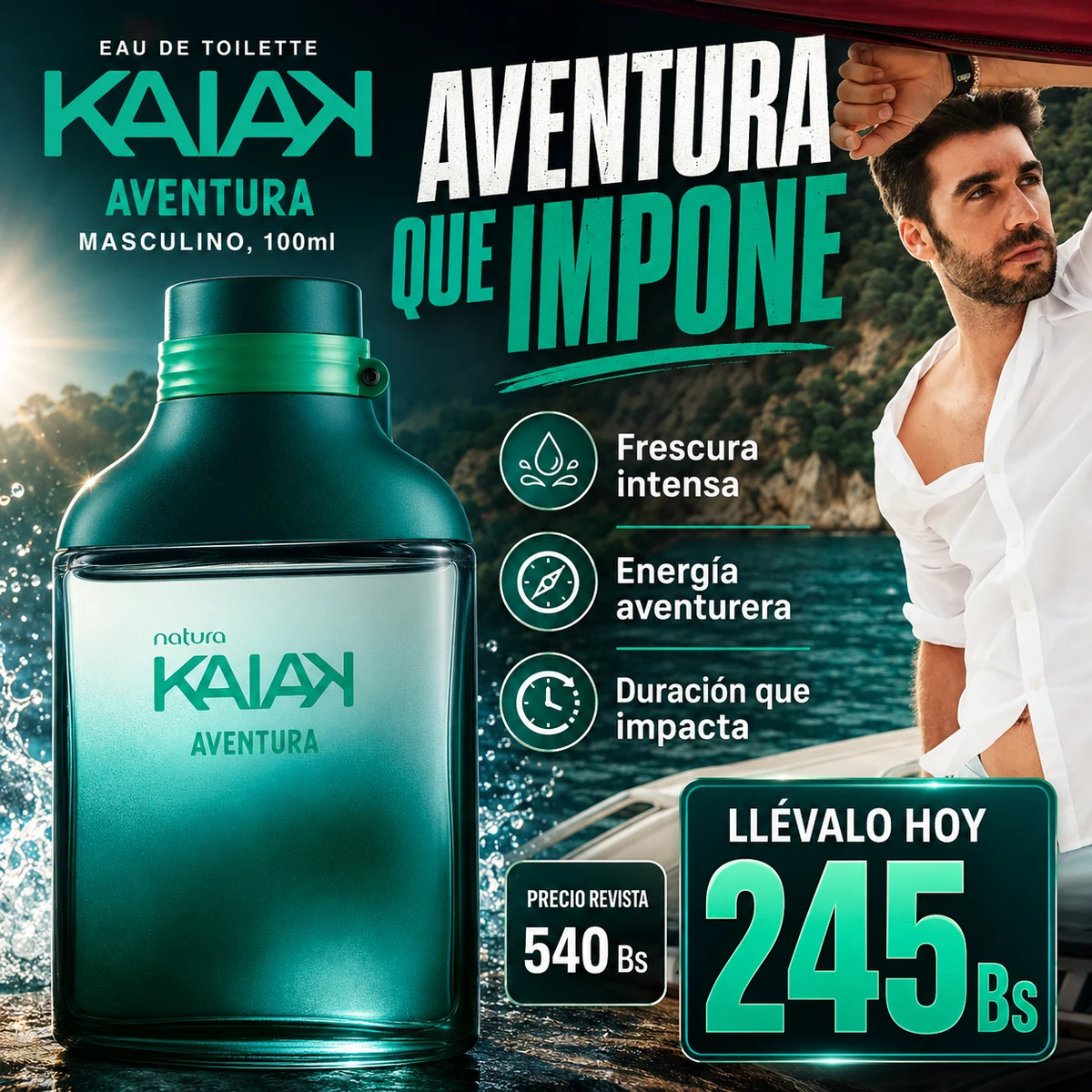 Kaiak Aventura Masculino 100 ml