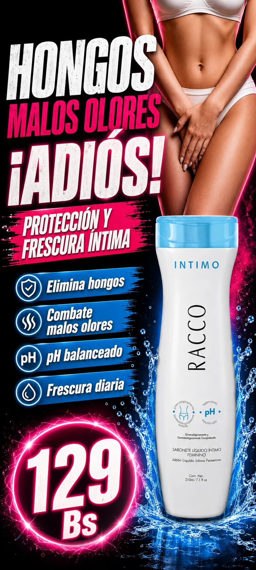 Racco íntimo femenino 210 ml